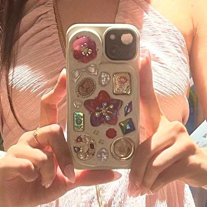 Fairy | Custom Handmade Mosaic Charm Phone Case for iPhone and Android
