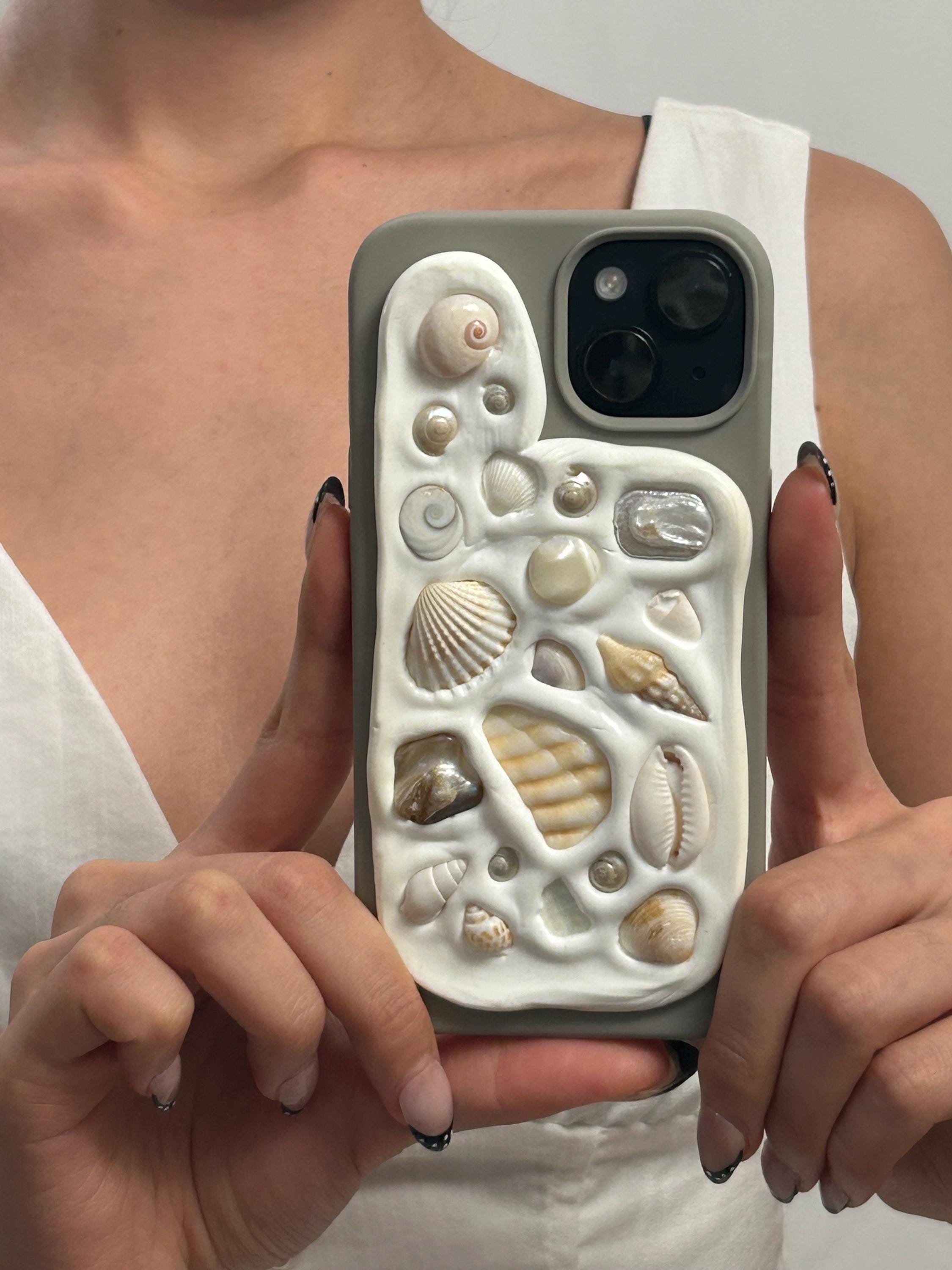 Beach Walk | Custom Handmade Mosaic Shell Phone Case for iPhone and Android